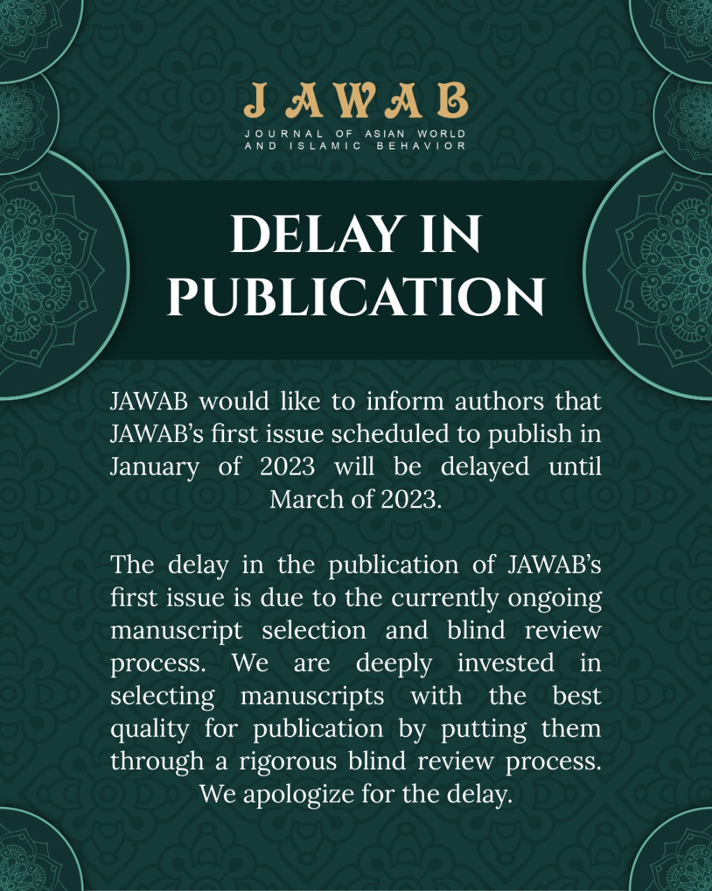 Journal of Asian Wisdom and Islamic Behavior